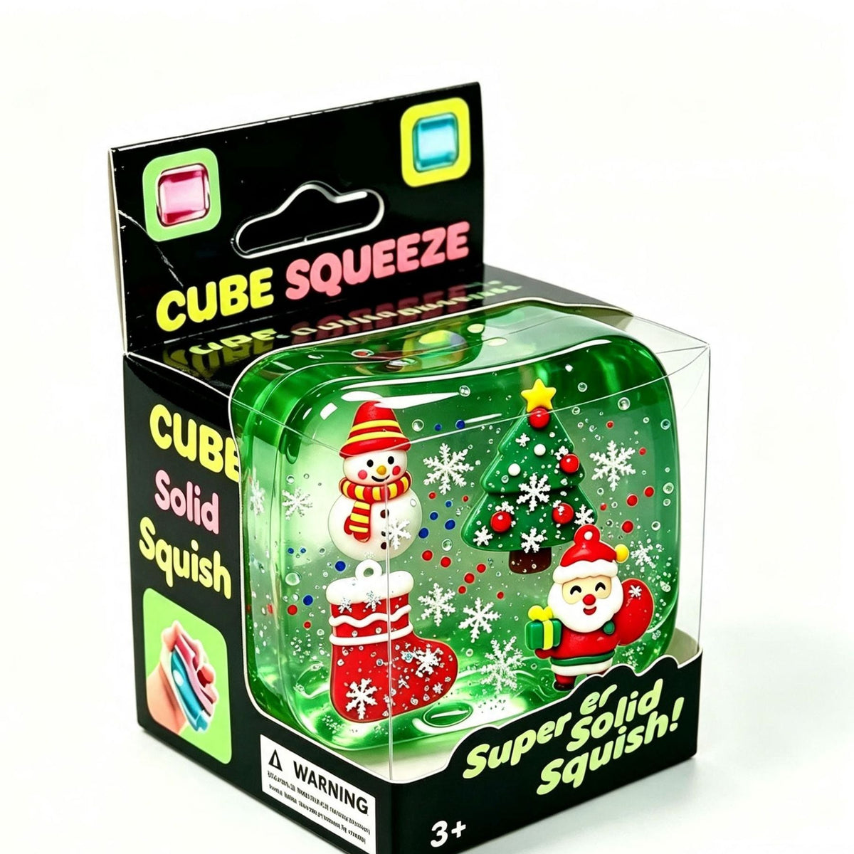 Festive Christmas Snow Globe Squishy stress relief toys