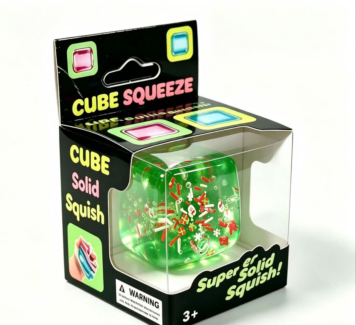 Festive Christmas Snow Globe Squishy stress relief toys