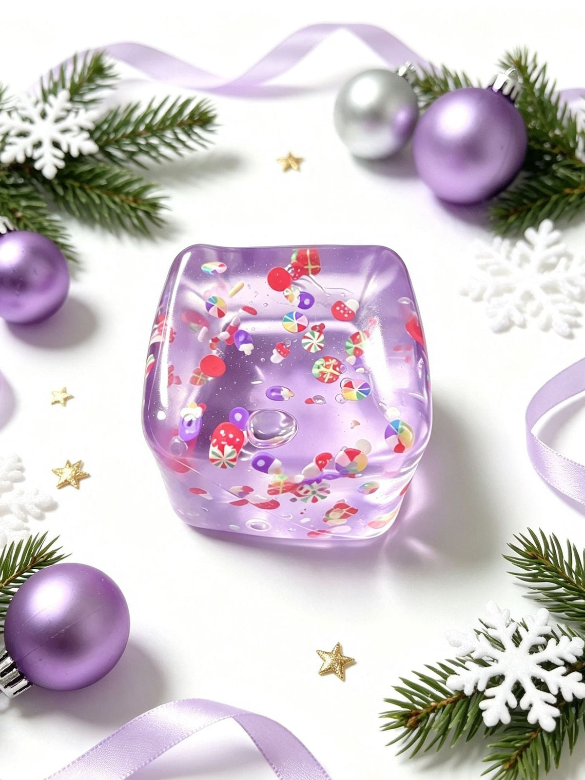 Festive Christmas Snow Globe Squishy stress relief toys