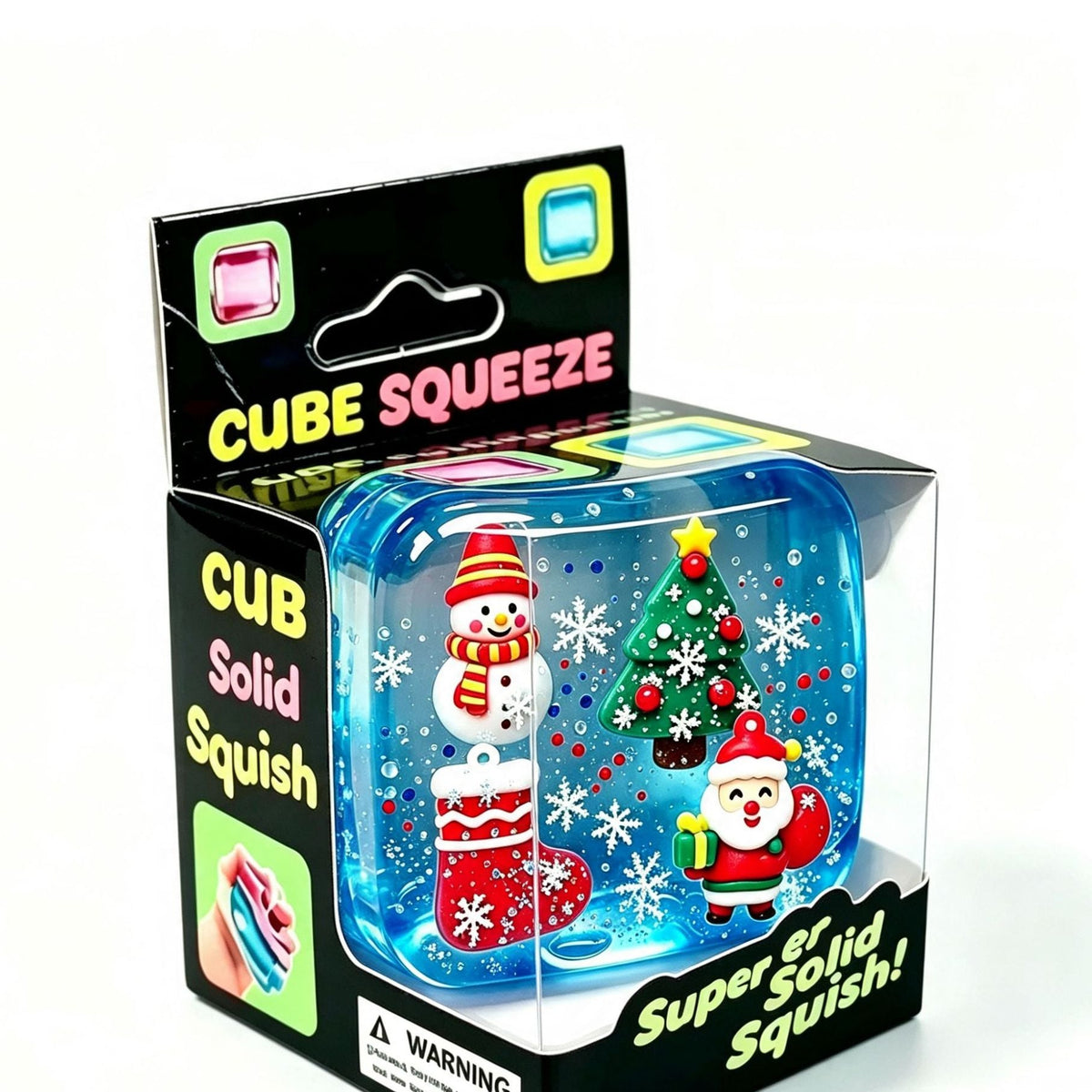 Festive Christmas Snow Globe Squishy stress relief toys