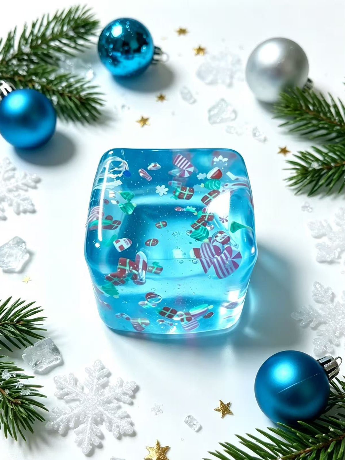 Festive Christmas Snow Globe Squishy stress relief toys