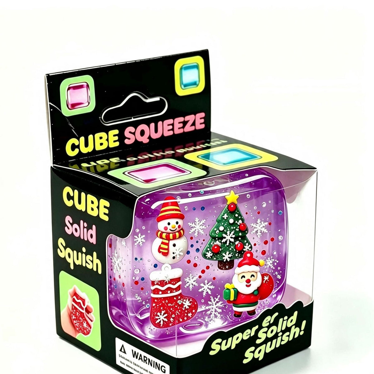 Festive Christmas Snow Globe Squishy stress relief toys